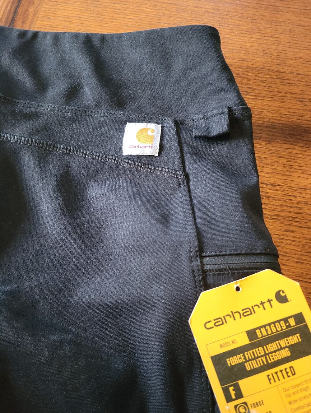 Carhartt Womens Black Stretch Lightweight Utility Leggings - Picture 9 of 9